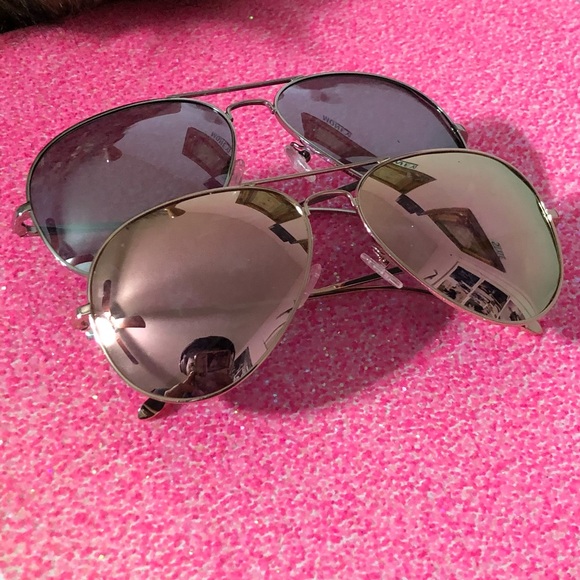 NWT - Polarized Pink Mirrored Aviator Sunglasses - Picture 6 of 6